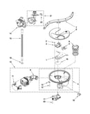 Pump, washarm and motor parts