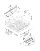 Upper rack and track parts