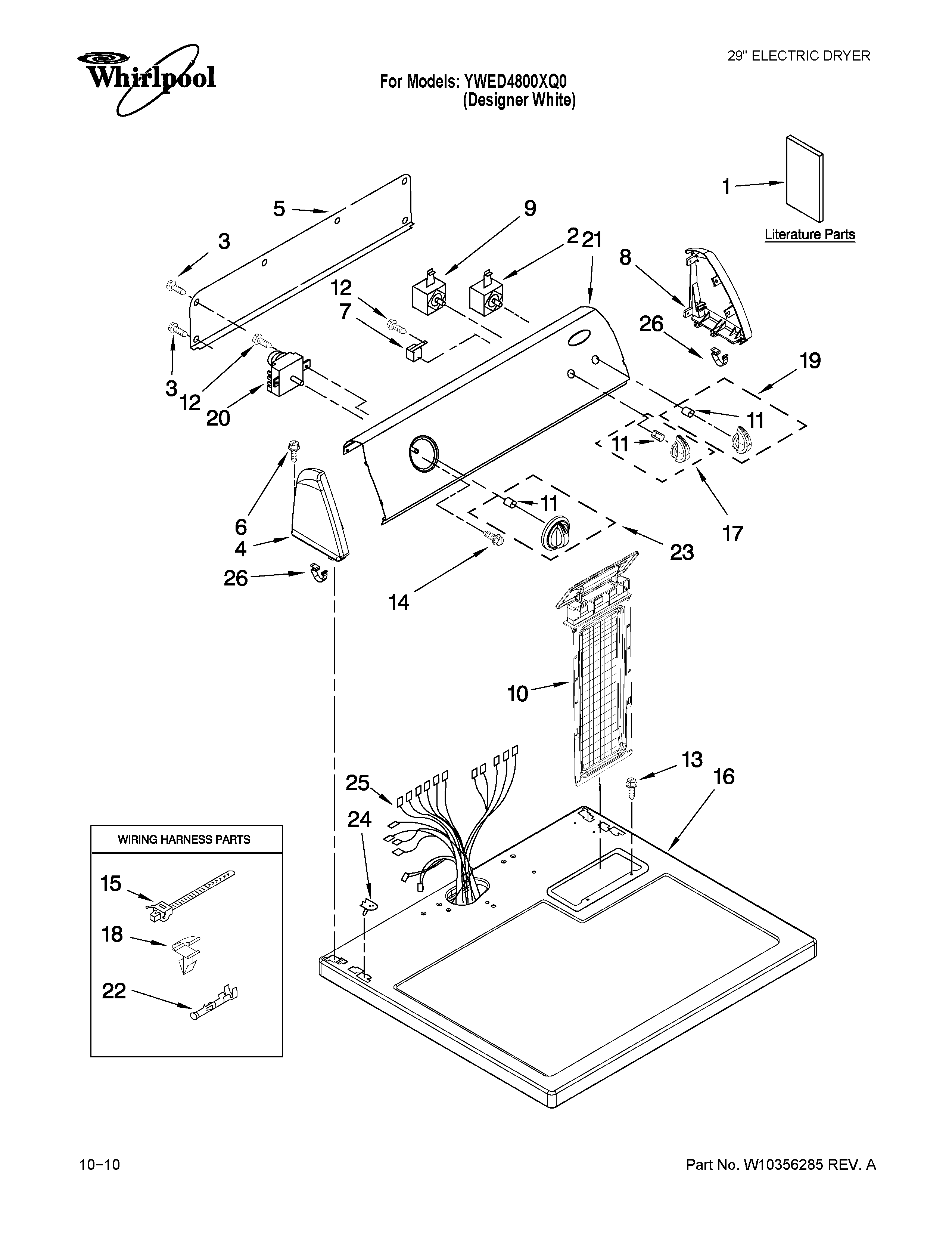 TOP AND CONSOLE PARTS