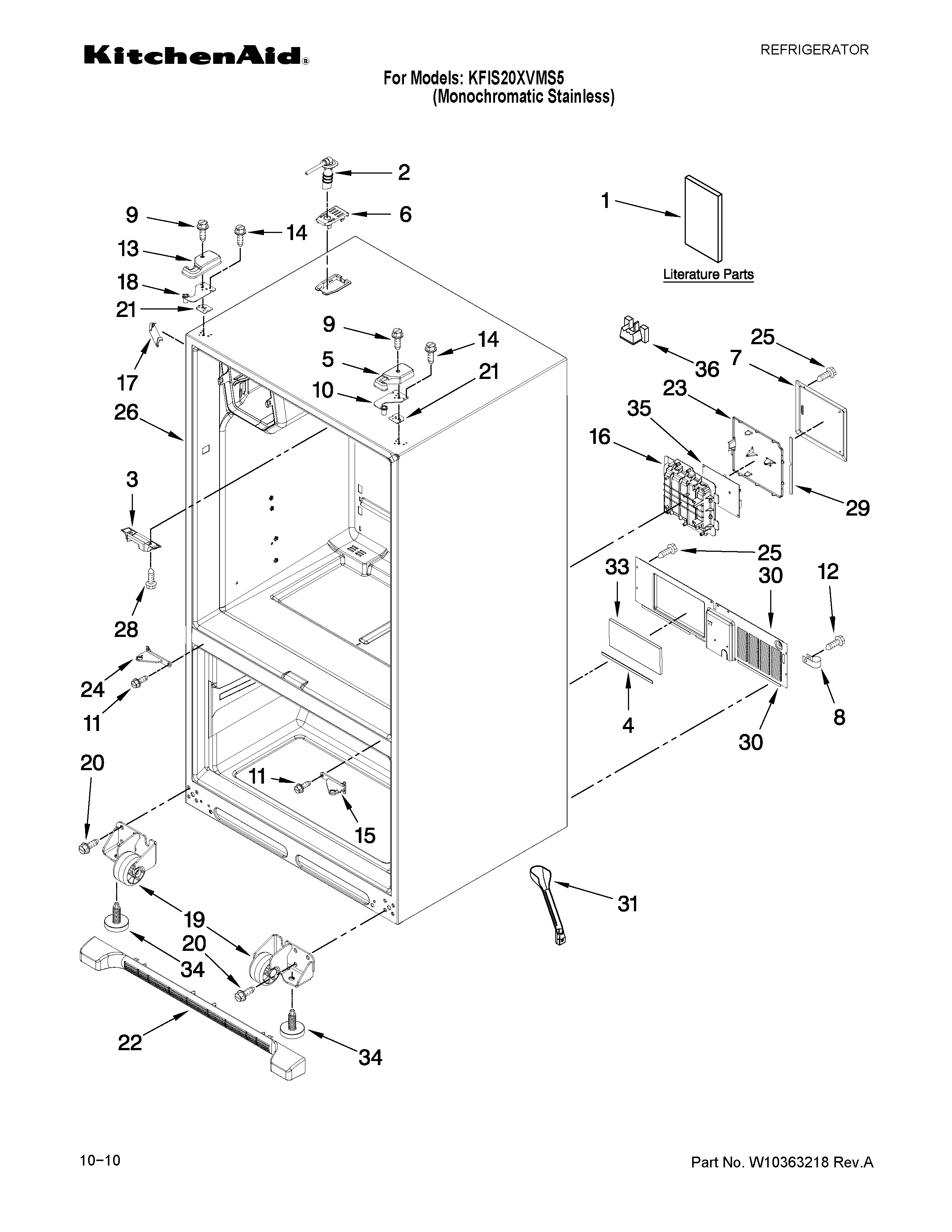 Cabinet parts