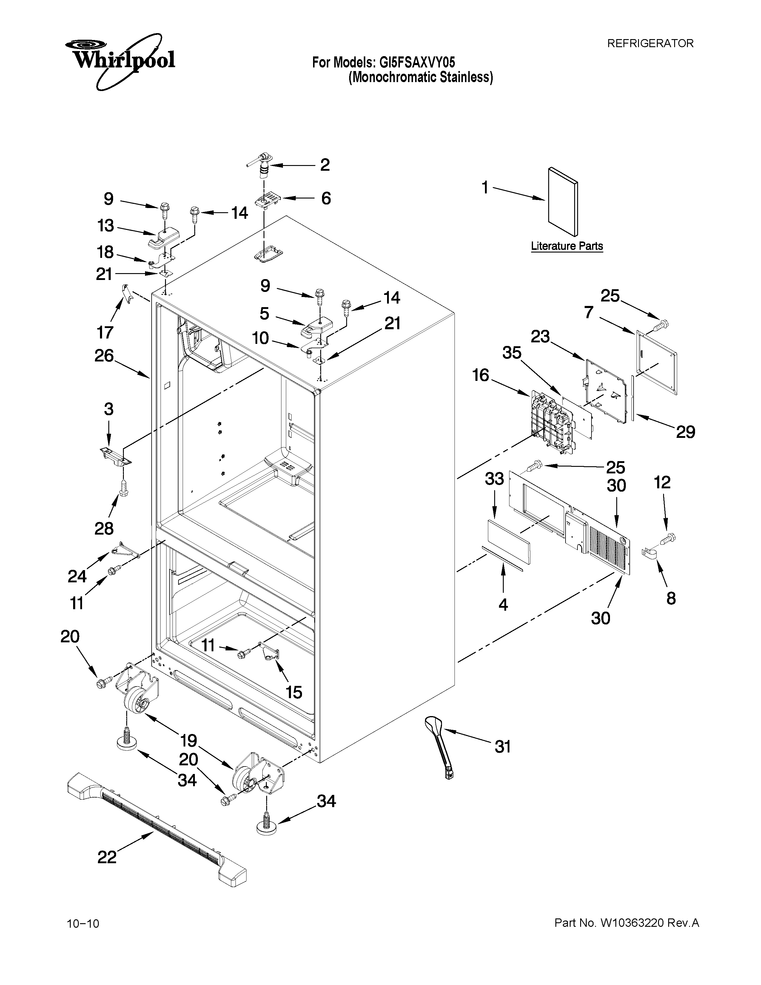 Cabinet parts