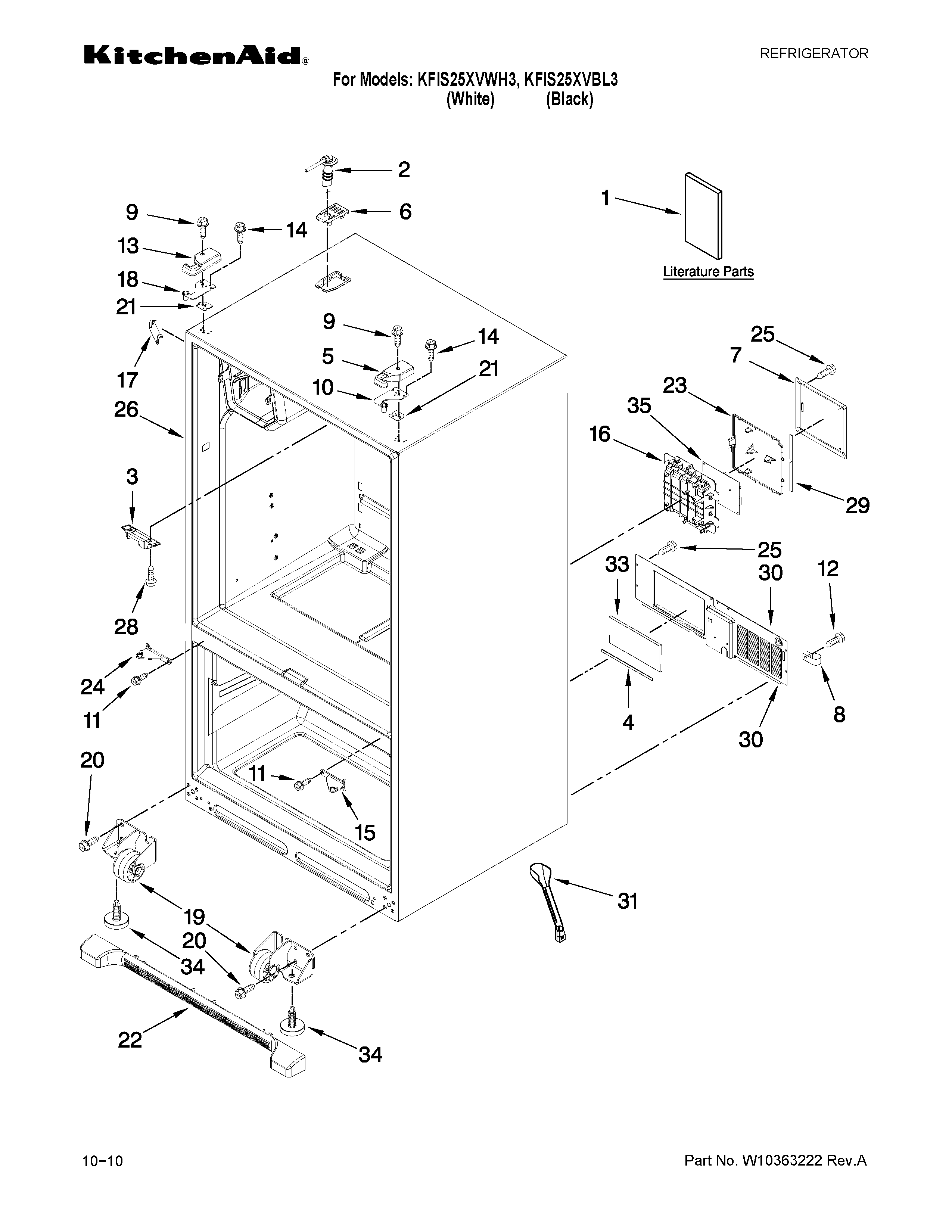 CABINET PARTS