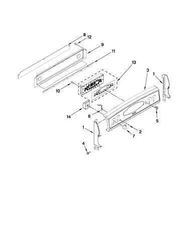 Control panel parts