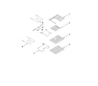 Maytag MER6757BAS15 rack and element parts diagram