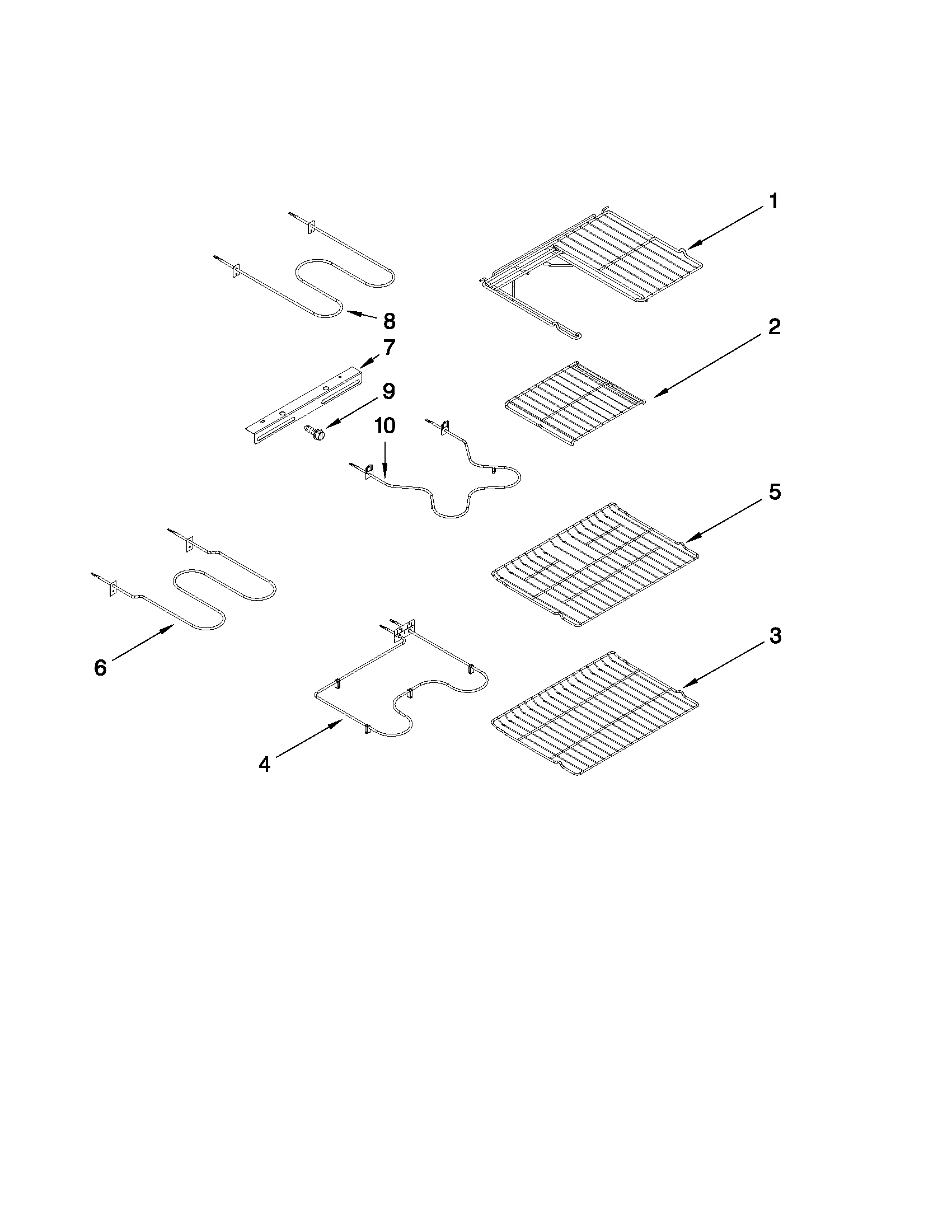 Rack and element parts