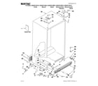 Maytag MSD2574VEB10 cabinet parts diagram