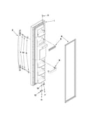 Freezer door parts