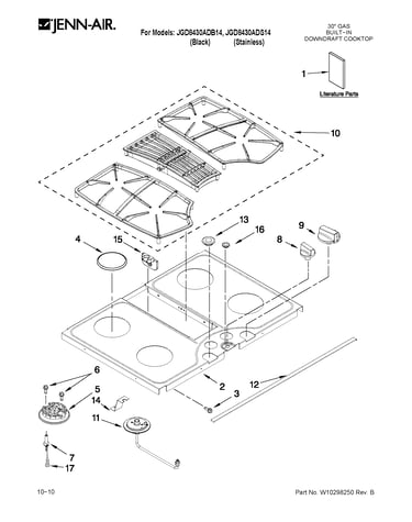 Cooktop parts