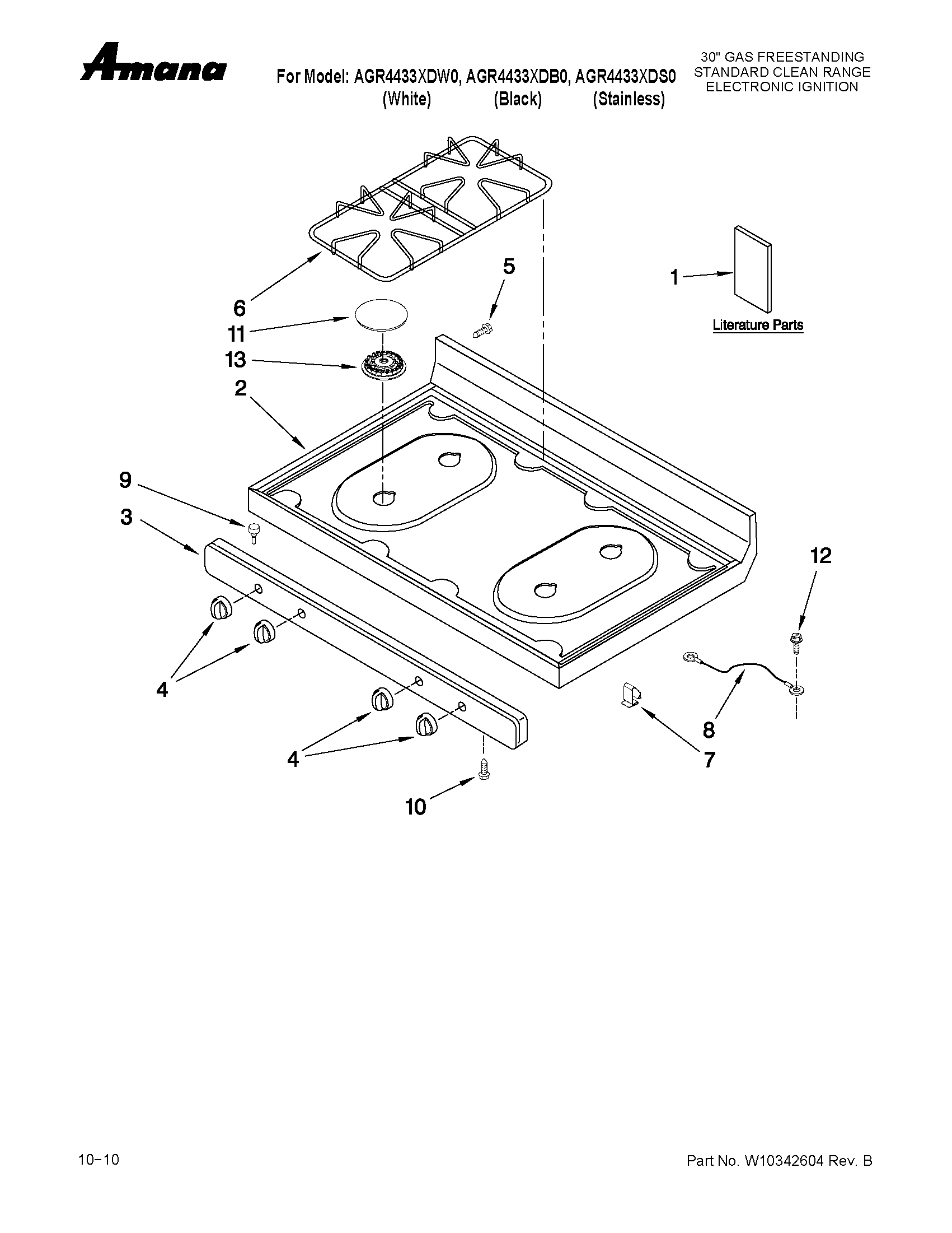 COOKTOP PARTS