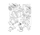 Maytag MGDX700XW0 bulkhead parts diagram