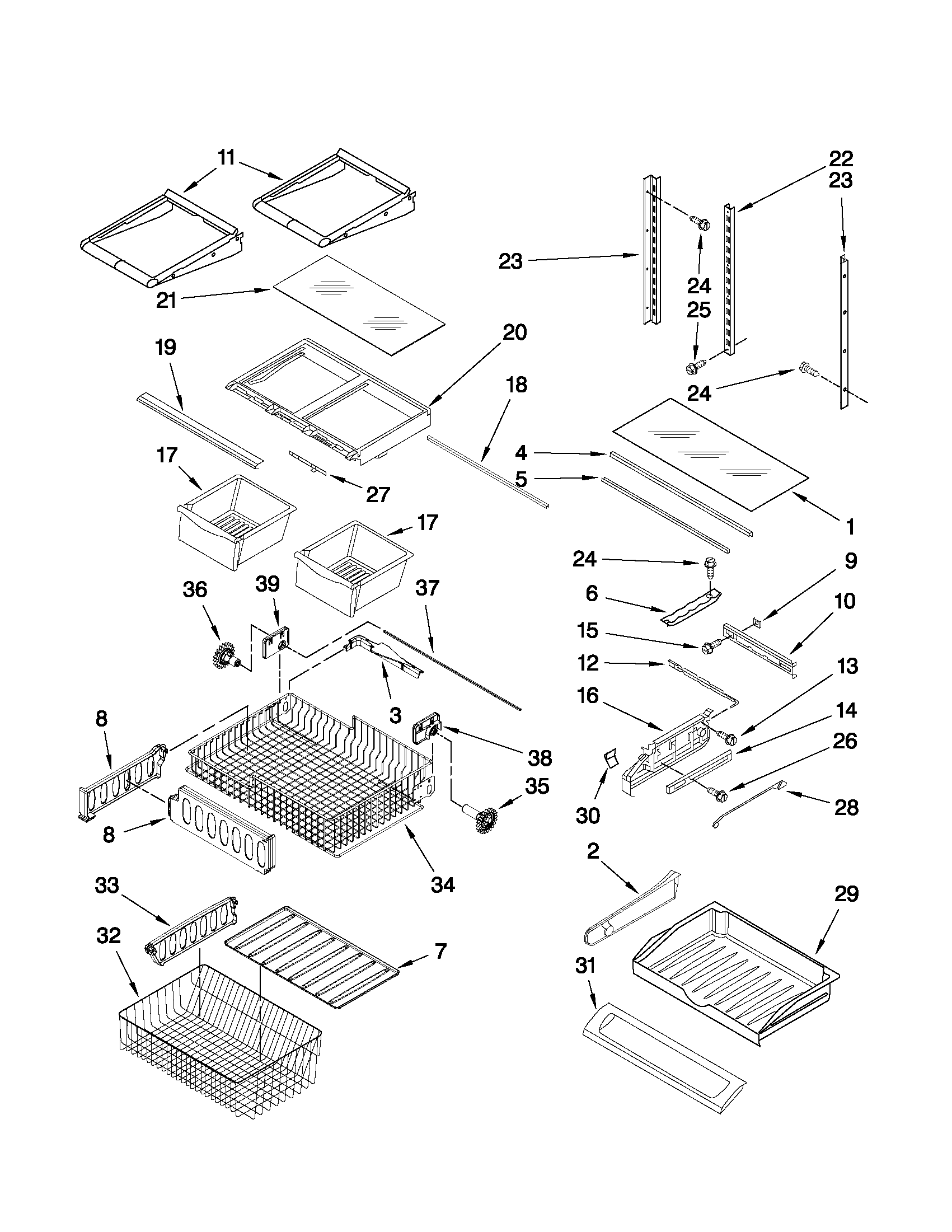 SHELF PARTS