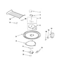 Magnetron and turntable parts