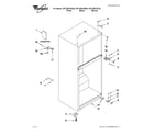 Whirlpool W5TXEWFWT00 cabinet parts diagram