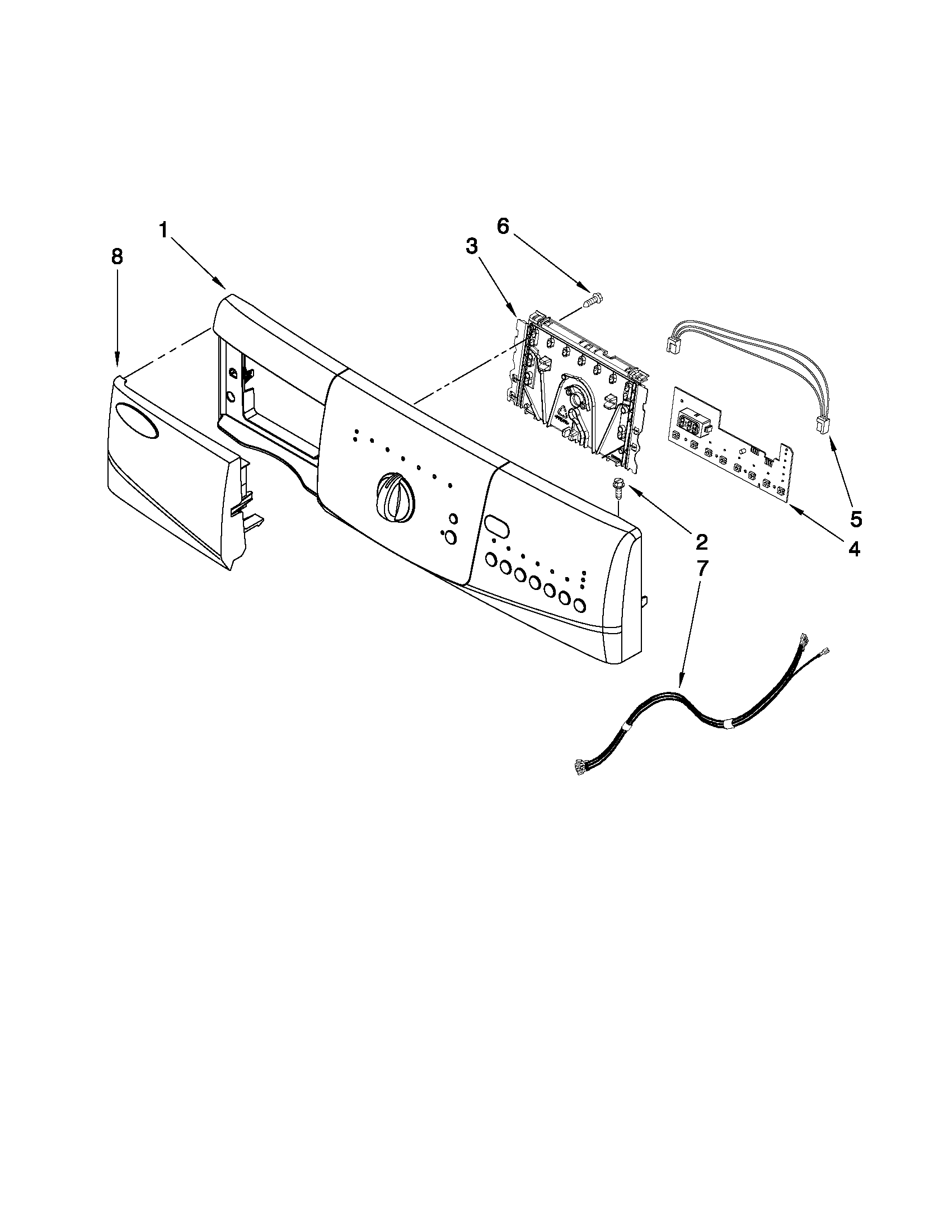Control panel parts