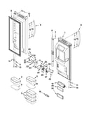 Refrigerator door parts