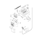 Whirlpool 7GSC22C6XW00 icemaker parts diagram