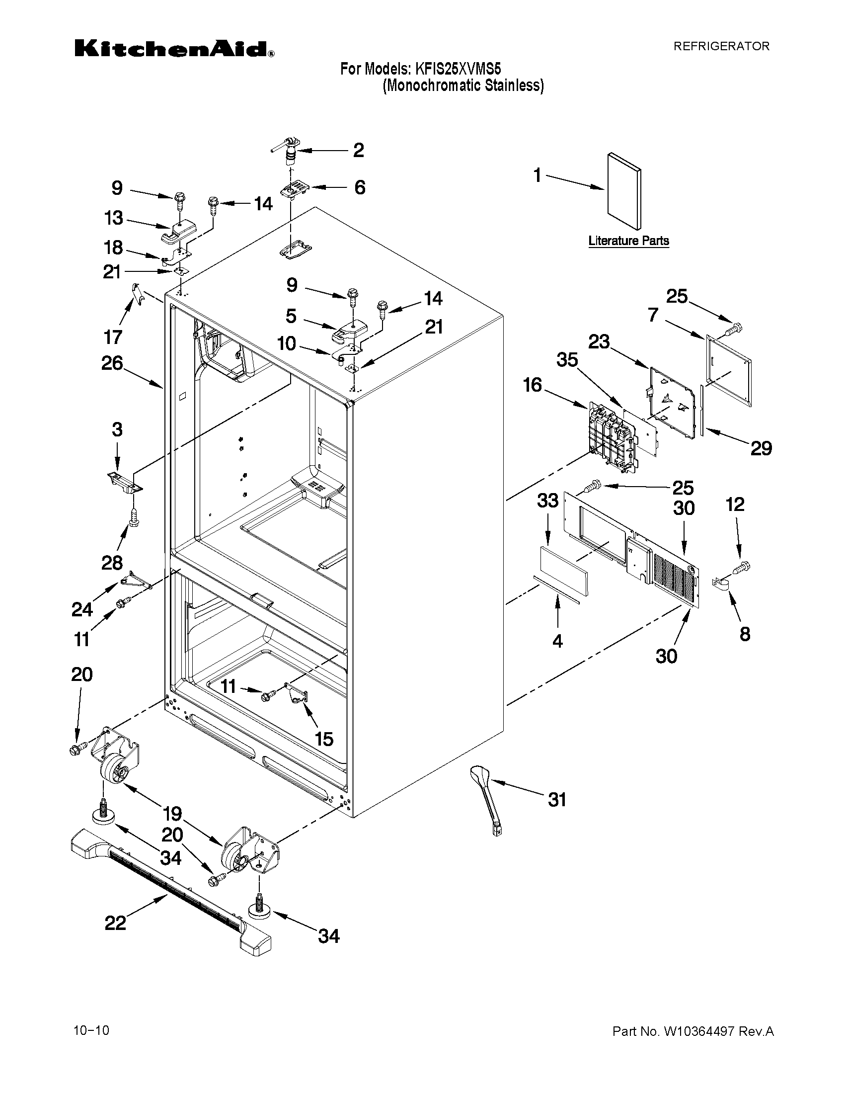 Cabinet parts