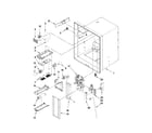 KitchenAid KFIS25XVMS5 refrigerator liner parts diagram