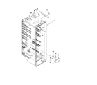 KitchenAid KSRS22MWMS01 refrigerator liner parts diagram