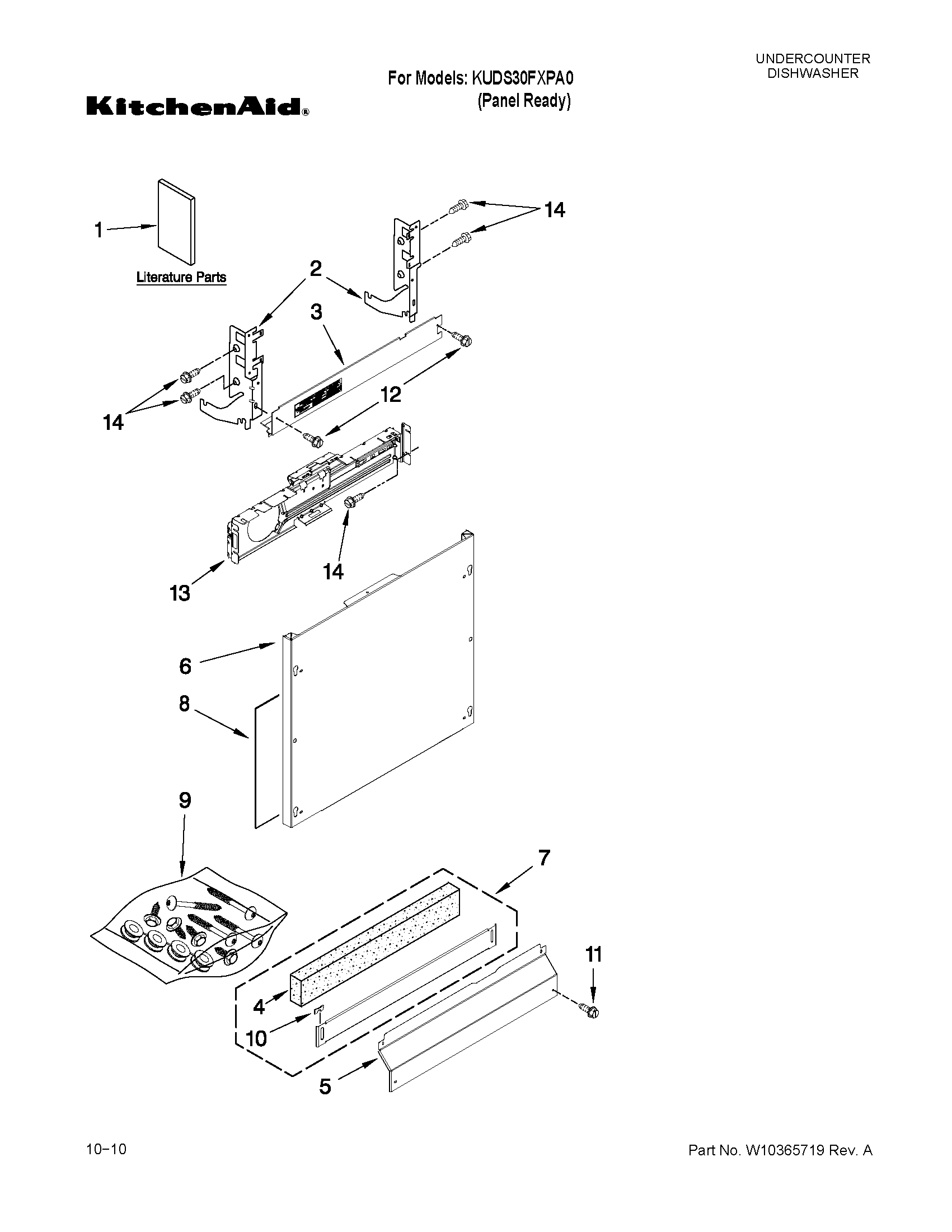 Door and panel parts