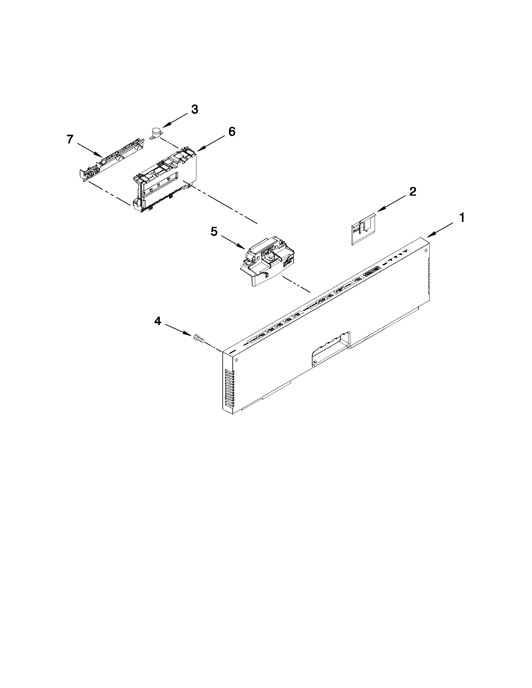 Control panel parts