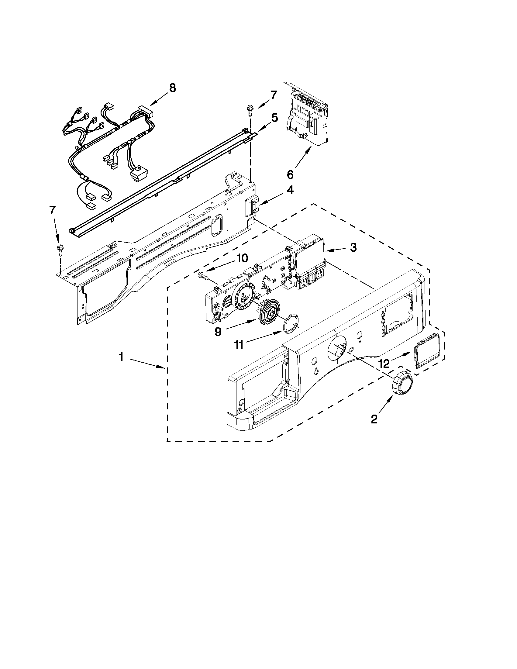 Control panel parts