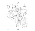 Maytag MHN30PDAWW0 top and cabinet parts diagram