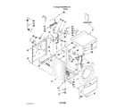 Maytag MHN30PDAXW0 top and cabinet parts diagram