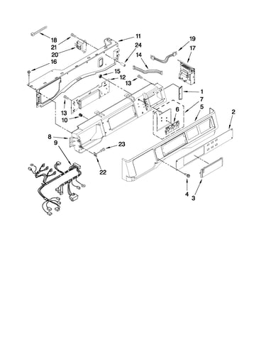 Control panel parts
