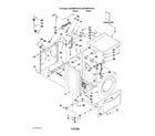 Maytag MHP30PRAWW0 top and cabinet parts diagram