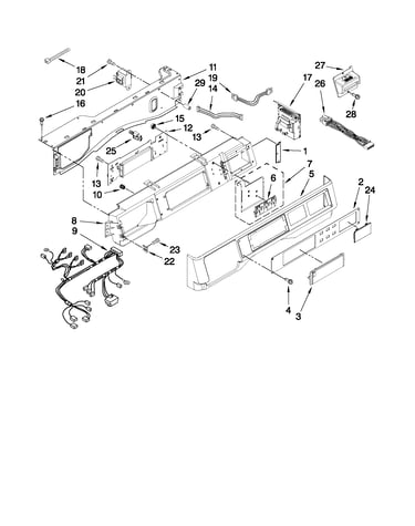 Control panel parts