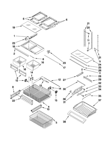 Shelf parts
