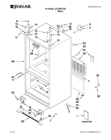 Cabinet parts