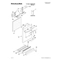 KitchenAid KUDE70CVSS0 door and panel parts diagram