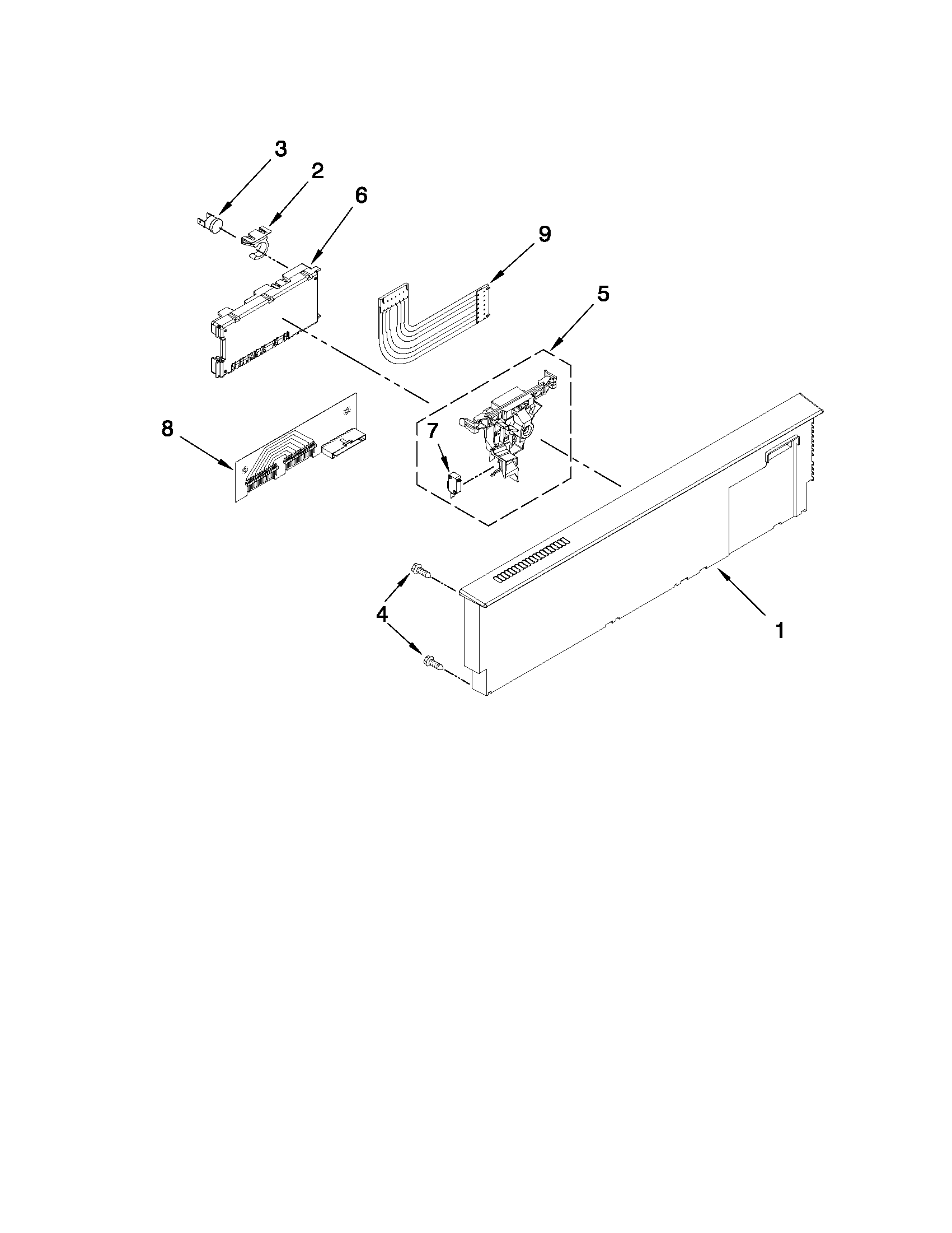 Control panel parts