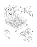 Upper rack and track parts