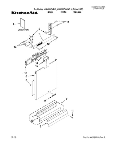 Door and panel parts
