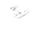 KitchenAid KUDS30CXWH0 control panel and latch parts diagram