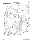 Cabinet liner and door parts