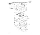Whirlpool G7CE3034XS00 cooktop parts diagram
