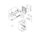 Whirlpool GI7FVCXWA03 dispenser front parts diagram