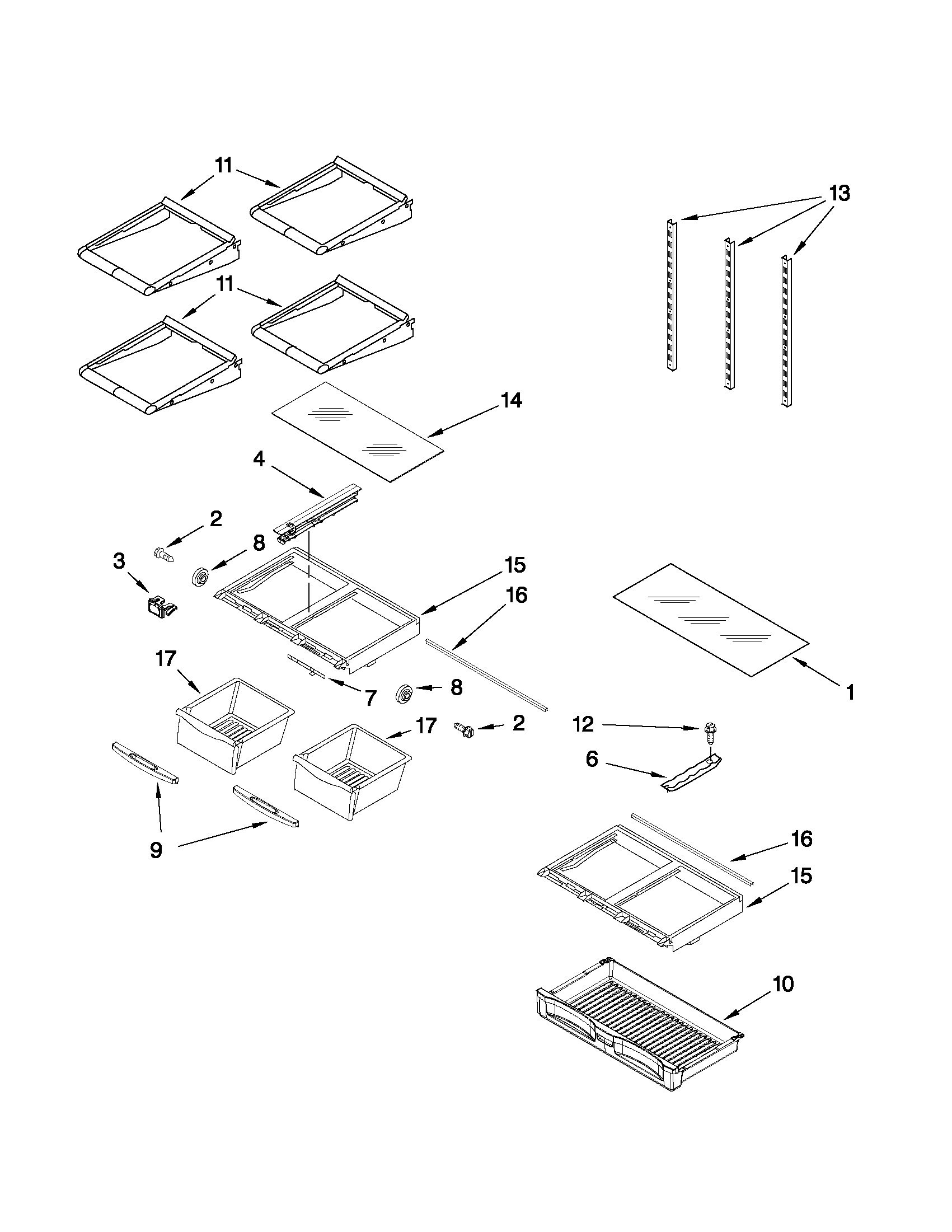 SHELF PARTS