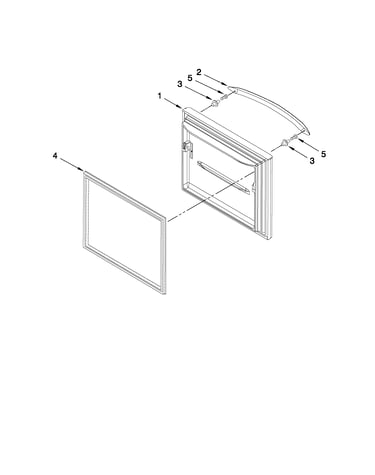 Freezer door parts