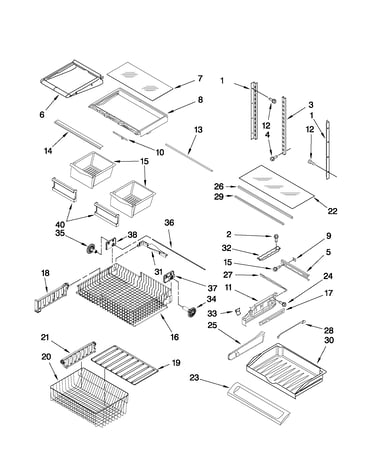 Shelf parts