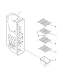 Freezer liner parts