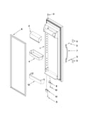 Refrigerator door parts