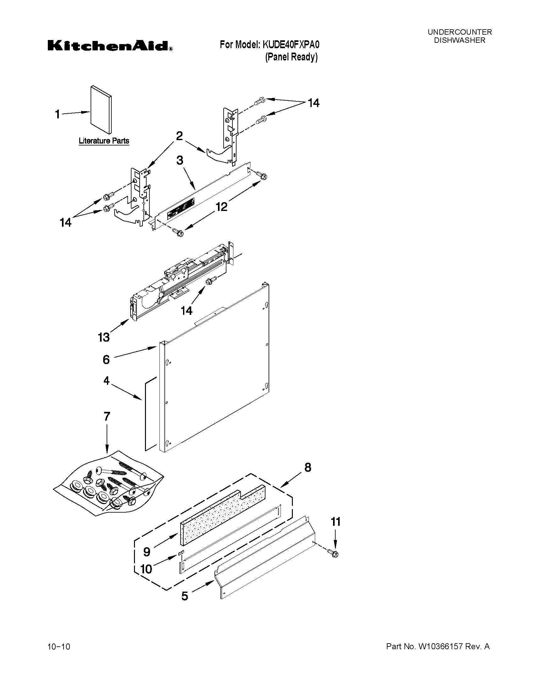 Door and panel parts