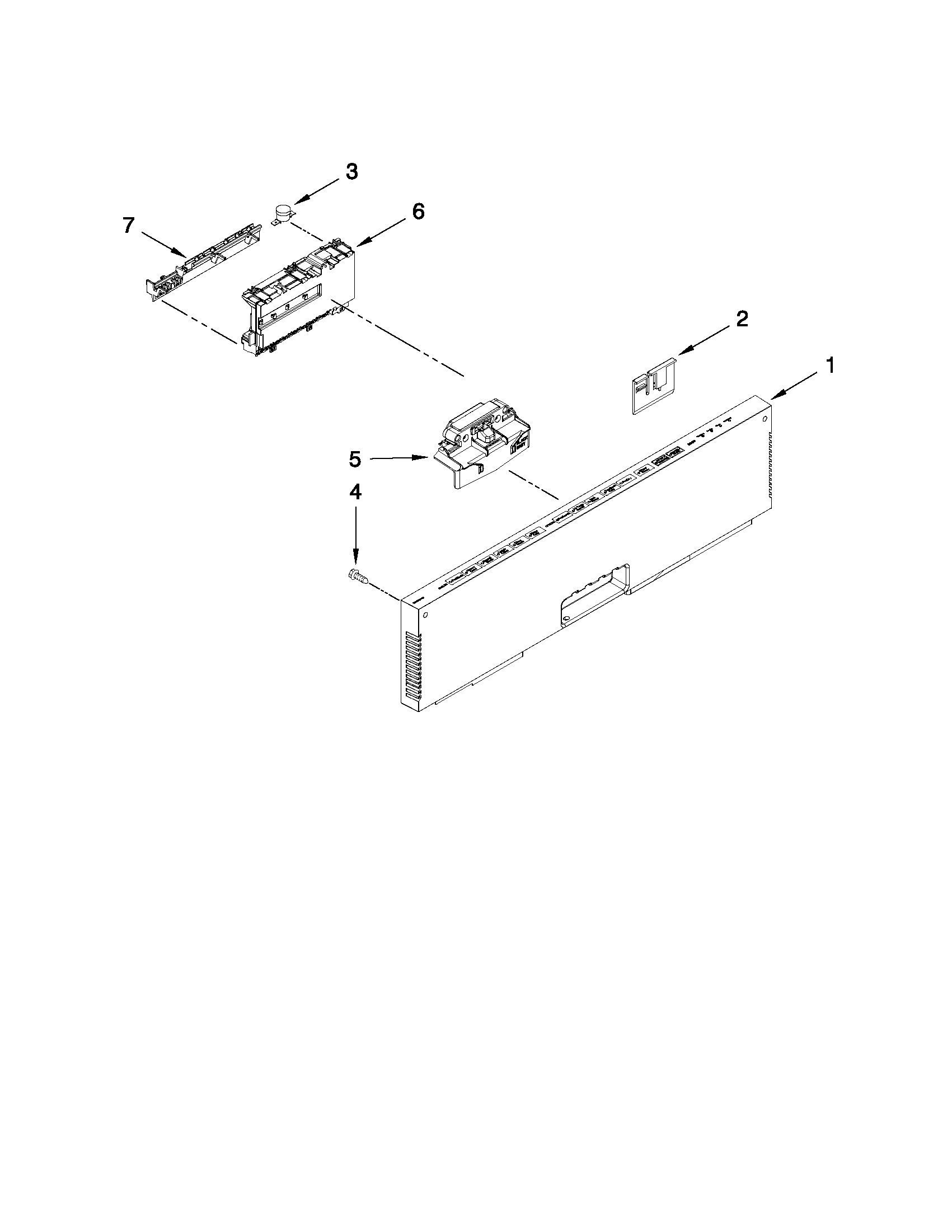 Control panel parts