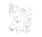 KitchenAid KFCO22EVBL2 freezer liner parts diagram