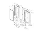 KitchenAid KFCO22EVBL2 refrigerator door parts diagram